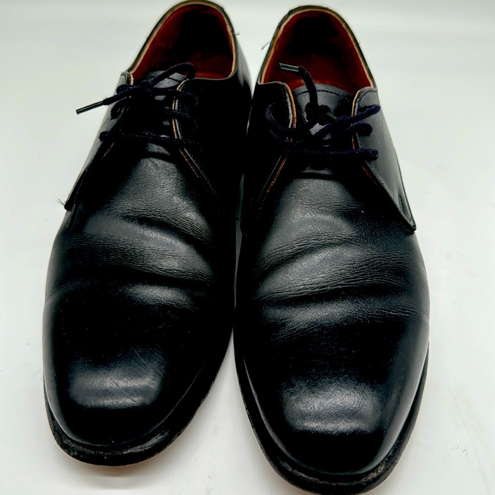 Dack’s Bespoke Quality 9. Black leather derby beautiful condition.